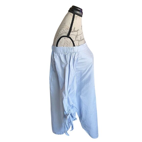 Tibi Blouse Sz 0 Off Shoulder Bohemian Boho Pastel Feminine Romantic Cottage - Picture 4 of 12